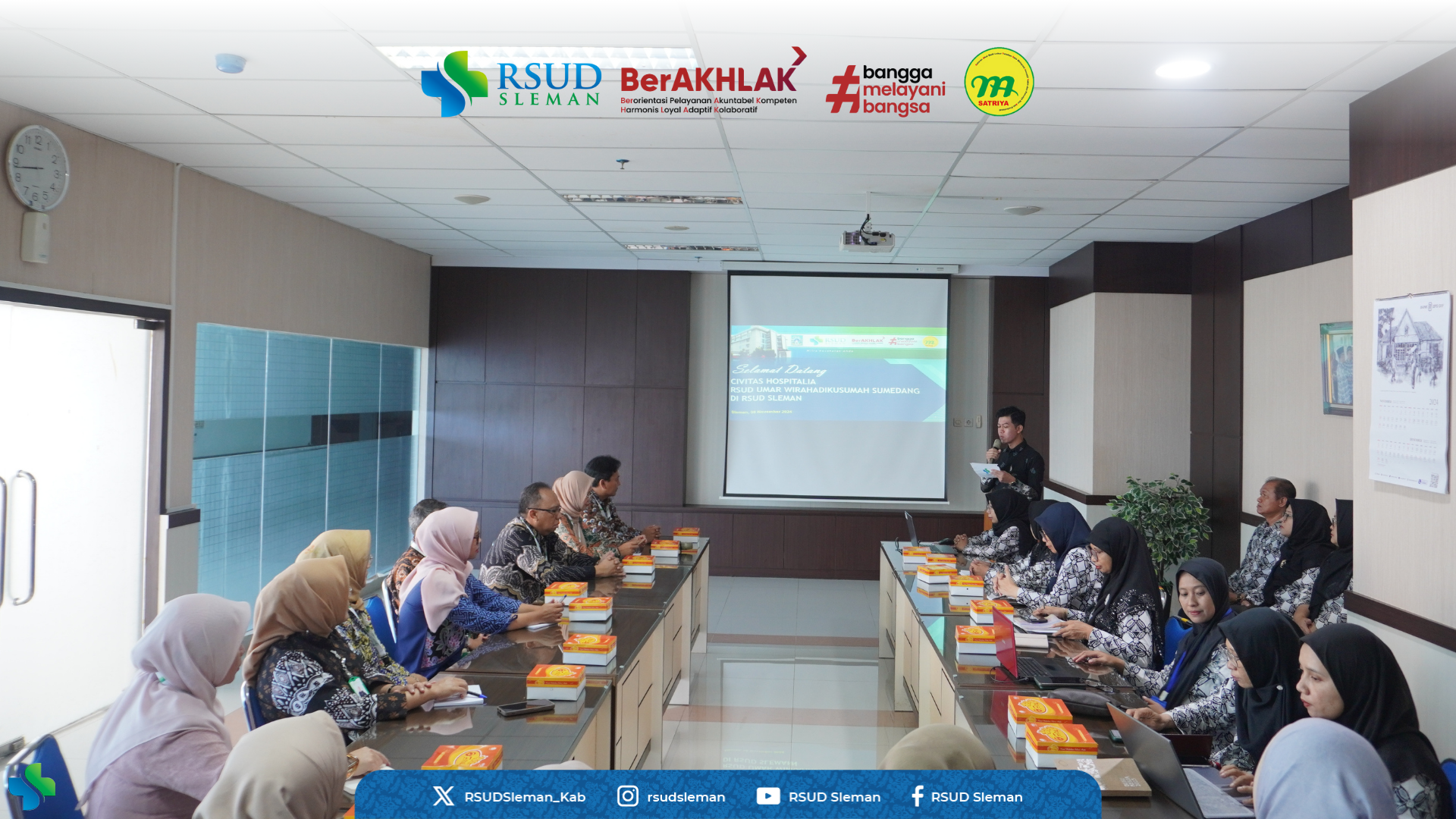 Tingkatkan Pelayanan, RSUD Umar Wirahadikusumah Studi Tiru di RSUD Sleman